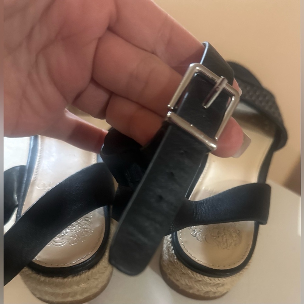 Women’s‎ Vince Camuto Kovya Black Espadrille Platform Sandals. Size is 6.5. - Picture 4 of 8